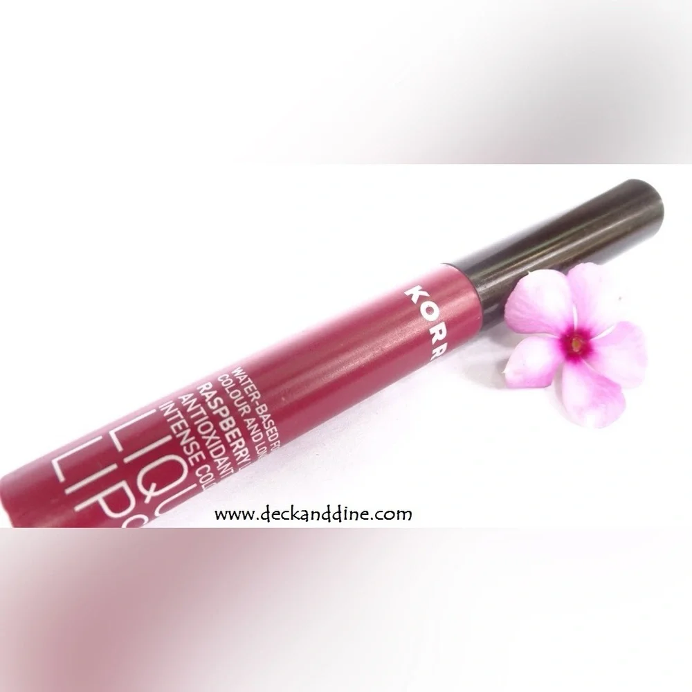Korres Raspberry Antioxidant Liquid Lipstick Berry 28 NEW IN BOX